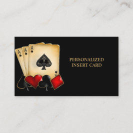 KASSINOKVÄLL, POKER NATT, GAMBLE, CARDS DICE TILLÄGGSKORT