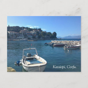 Kassiopi, Korfu. Vykort
