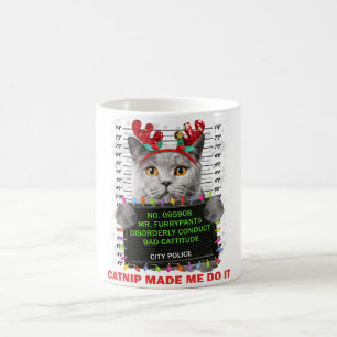 Kassnip Vuxen jul för Katt Mamma Cat Pappa Cat Kär Kaffemugg