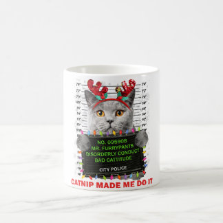 Kassnip Vuxen jul för Katt Mamma Cat Pappa Cat Kär Kaffemugg
