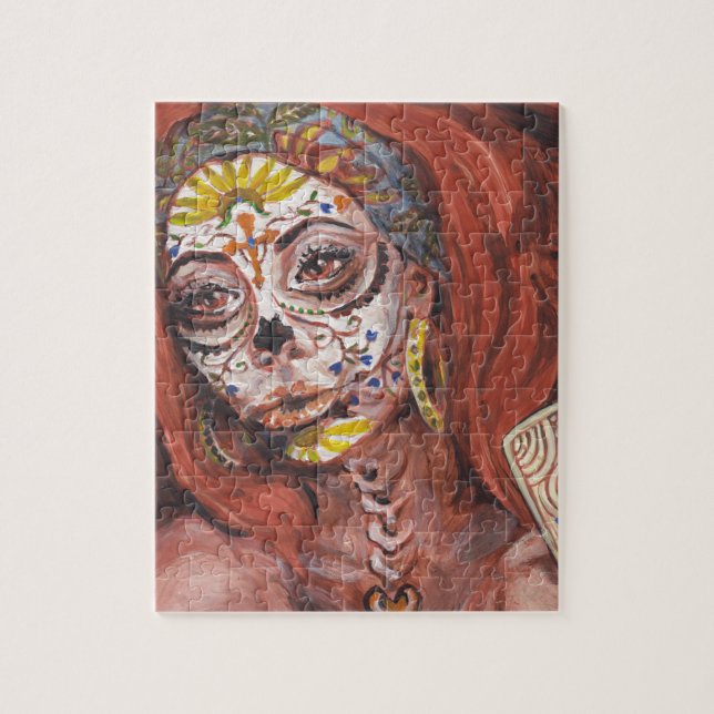 Kassör för day of the deadTarot förmögenhet Pussel (Vertikal)