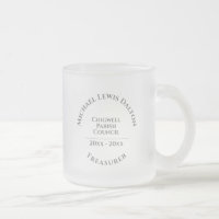 Kassör Frostad Glas Kaffe Mugg