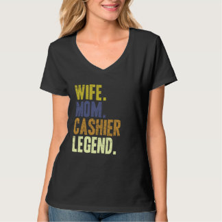 Kassörska Mor Hustru Mamma Kassörska T Shirt