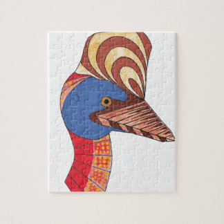 Kassowary Äkta Aboriginal Art Pussel