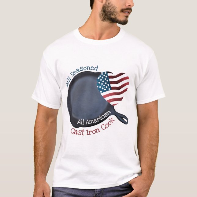 Kast Järn Cook well Seasoned T Shirt (Framsida)