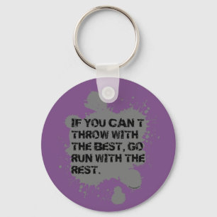 Kast med den Bäst kulstötningdiskusen Keychain Nyckelring