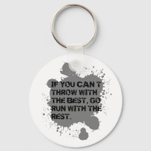 Kast med det bäst. ShotPut diskuskast Keychain Nyckelring