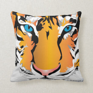 KAST PILLOW-TIGER-ORANGE KUDDE