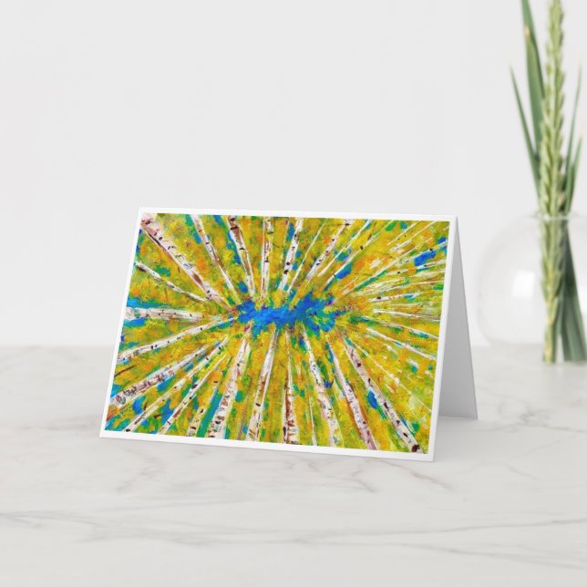 Kasta Aspen-kort<Blank Inside> Tack Kort (Framsida)