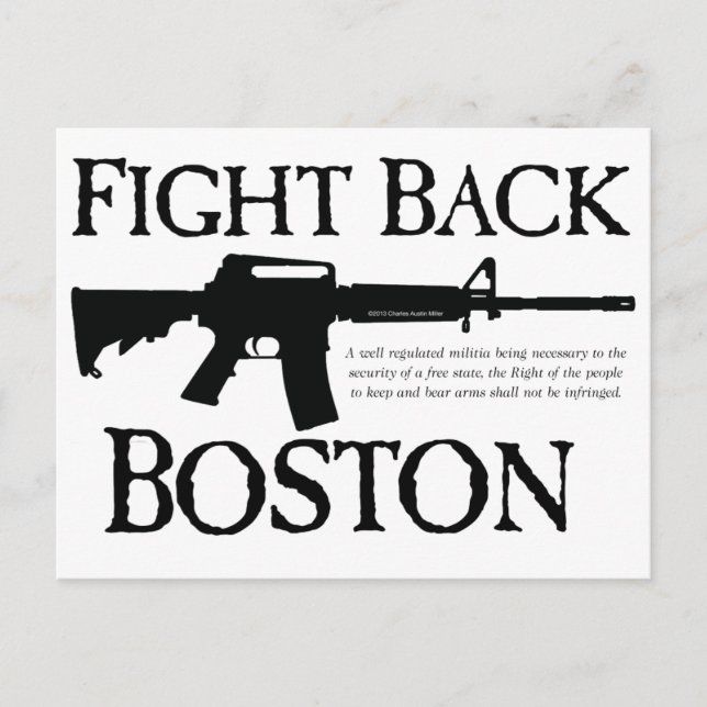 KASTA BACK BOSTON! VYKORT (Framsida)