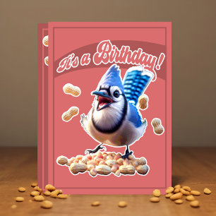 Kasta Birthday Crazy Bird & Peanuts Vild Party Inbjudningar