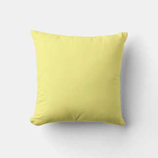 Kasta Blek Pastel Butter Gult Solid Kudde