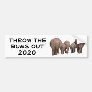 Kasta bum ut 2020 bildekal