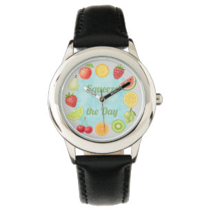 Kasta dagen - Roligt Fruit Watch-för barn Armbandsur