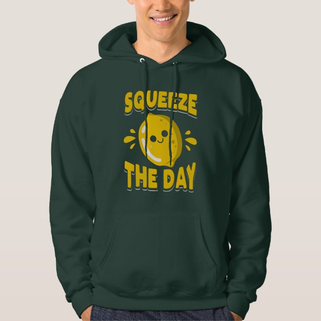 Kasta dagens motivation för småföretagare hoodie (Framsida)