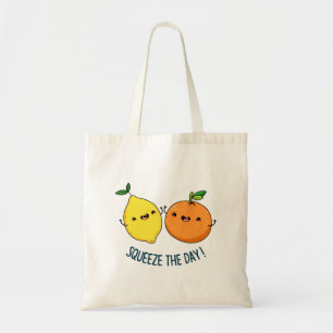 Kasta den positiva citrusfruktpun på dagen tygkasse