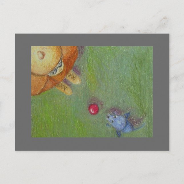 Kasta den vykort (Framsida)