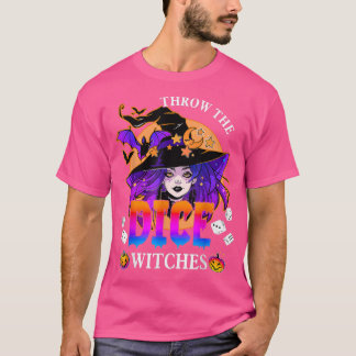 Kasta Dice Witches Bunco Happy halloween Party T Shirt
