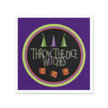Kasta Dice Witches Bunco Napkins