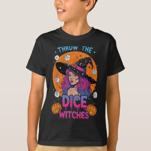 Kasta Dice Witches Bunco Party Funny Halloween T Shirt