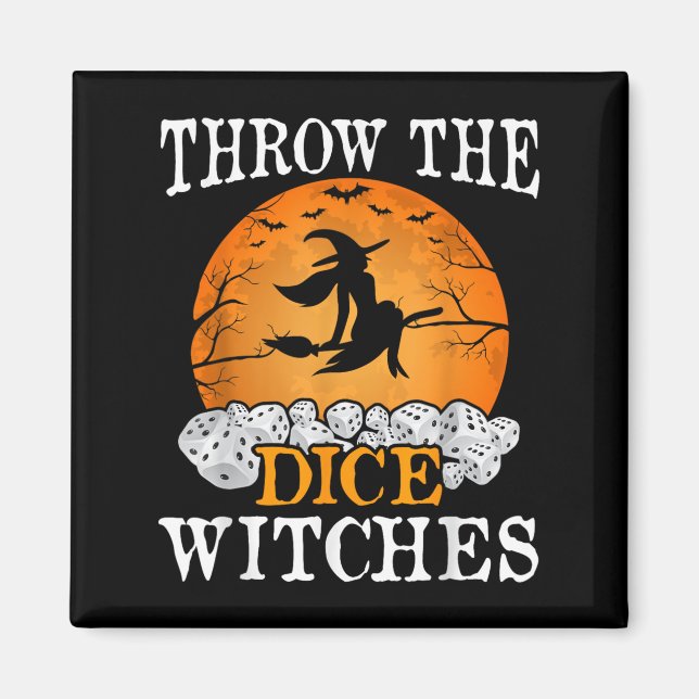 Kasta Dice Witches Bunco Party Magnet (Framsidan)