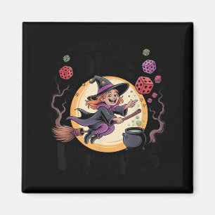 Kasta Dice Witches Halloween Bunco Dice Game D. Magnet