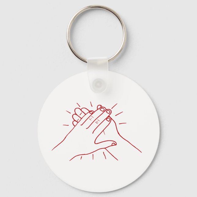 Kasta din Händer Nyckelring (Framsida)