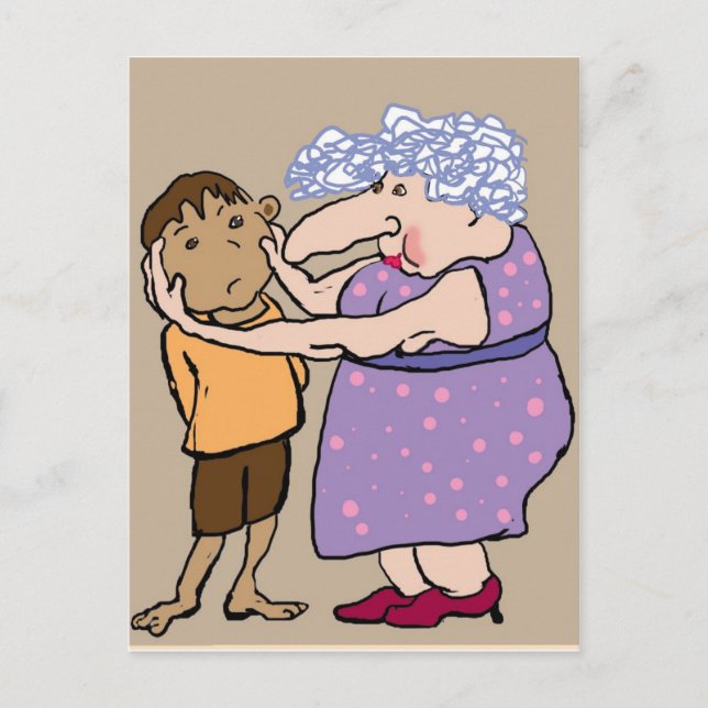 Kasta dina kinder vykort (Framsida)