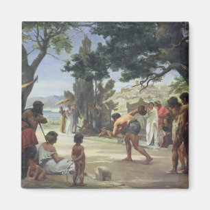 Kasta diskusen, 1875 magnet