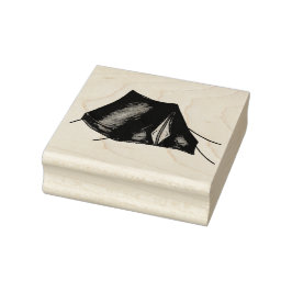 Kasta en Tält sommarlägercamping utomhus Stämpel