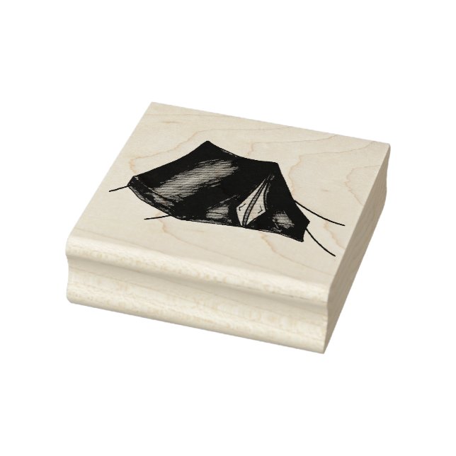 Kasta en Tält sommarlägercamping utomhus Stämpel (Stämpel)