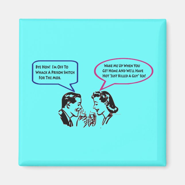 Kasta ett snittyppat Humor-färgrätternät Magnet (Framsidan)