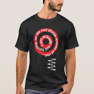 Kasta för knivar t-shirt
