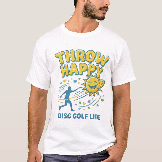 Kasta Glad Disc Golf T-Shirt | Positiv Disc (Framsida)