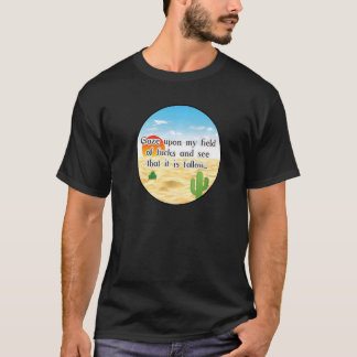 Kasta inte Ge en fck För manar och kvinnoöknen T Shirt
