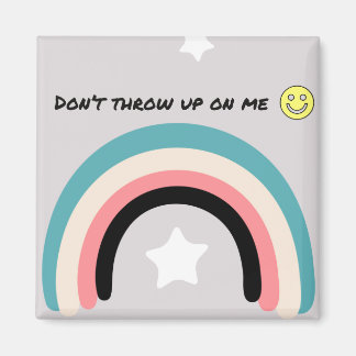 Kasta inte på mig magnet