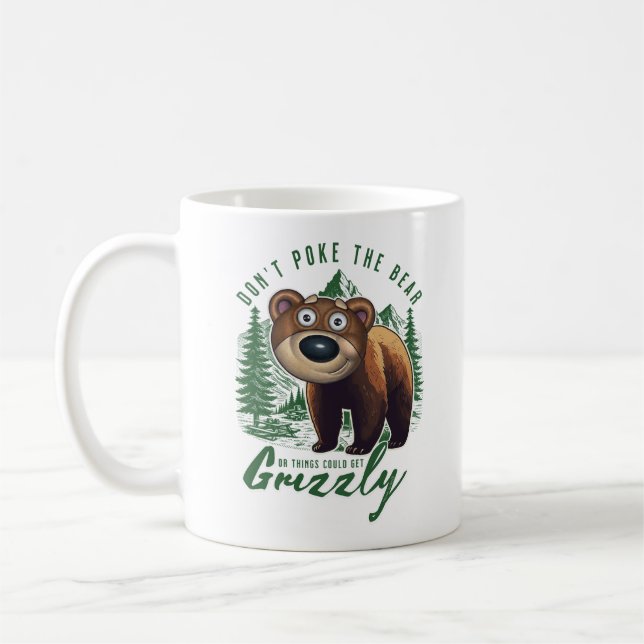Kasta inte stöldbenet kaffemugg (Vänster)