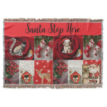 Kasta julfilt - Tomte stoppa här