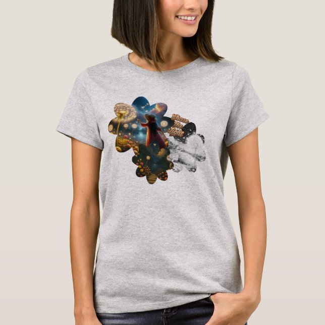 Kasta ljusapparaten t shirt (Framsida)