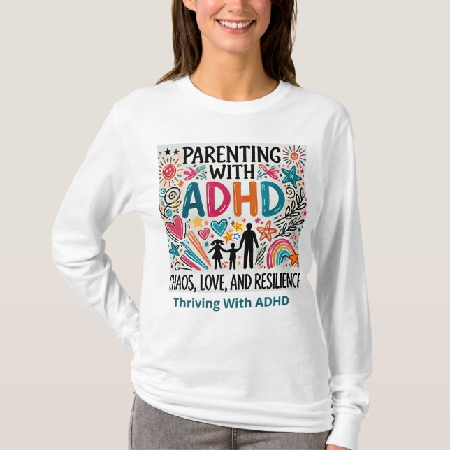 Kasta med ADHD T Shirt (Framsida)
