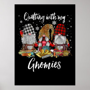 Kasta med Helgdag Gnomies julgran Poster