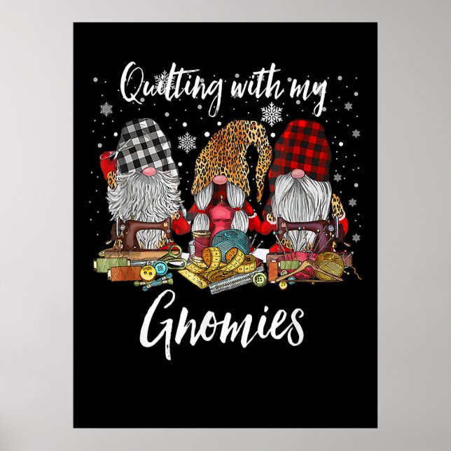 Kasta med Helgdag Gnomies julgran Poster (Framsidan)