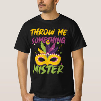 Kasta mig en minister Mardi Gras pärlor Party T Shirt