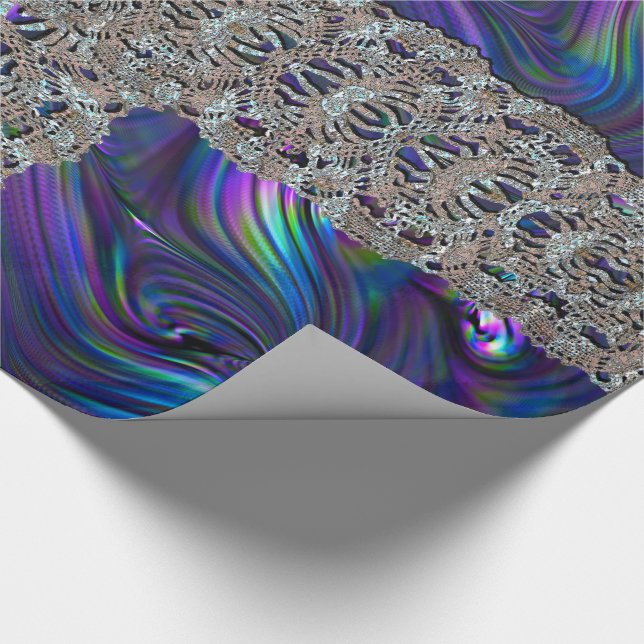 Kasta mig en Söt Gift Elegant Mönster Presentpapper (Hörn)