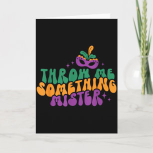 Kasta Mig Något Mardi Gras Festival New Orle Kort