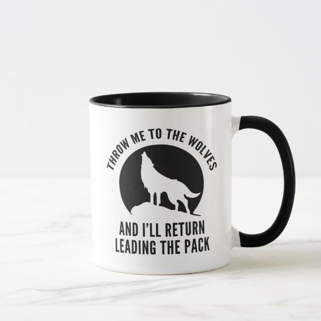 Kasta mig till Vargarna Mugg (Höger)