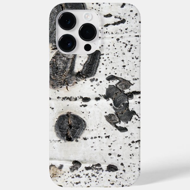 Kasta närfoto för vit bark i Aspen Träd (Baksida)