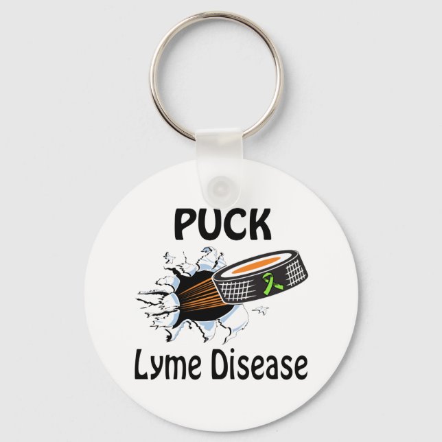Kasta orsaken till Lyme Disease Keychain Nyckelring (Framsida)