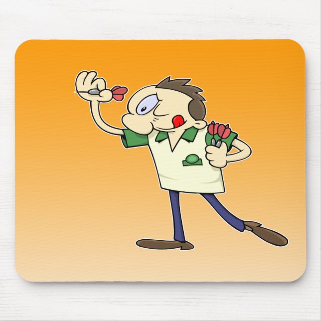 Kasta sig spelare musmatta (Framsidan)