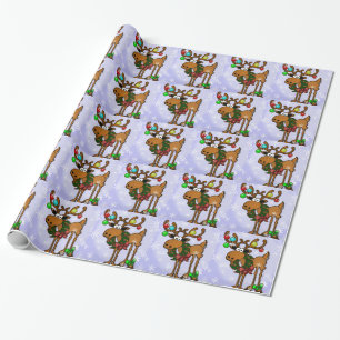 Kasta snöboll älggåvasjalen presentpapper